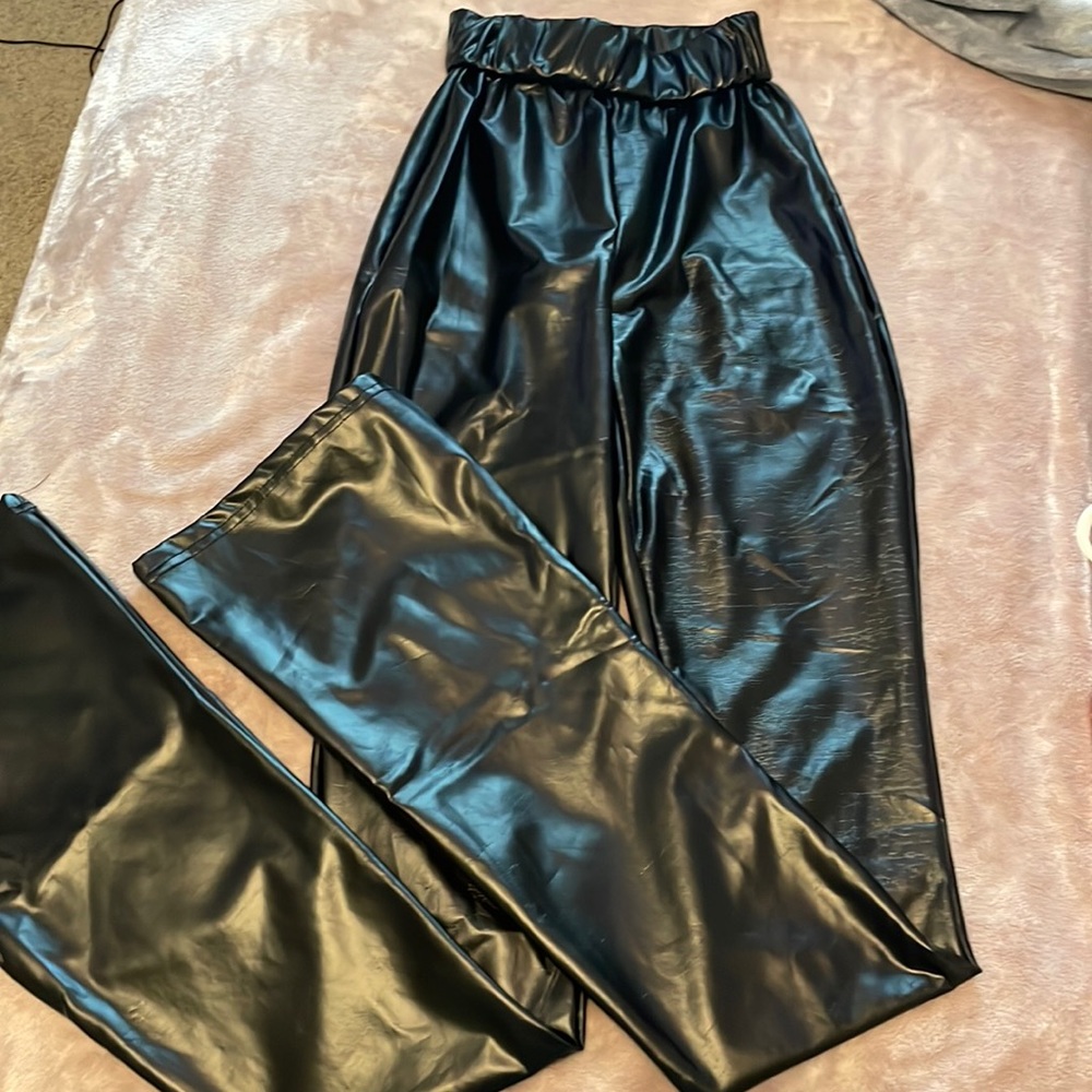 pleather pants